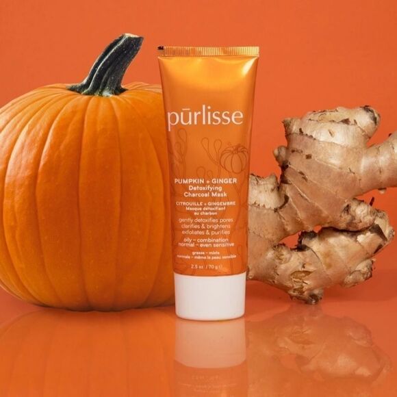 PUMPKIN + GINGER DETOXIFYING CHARCOAL MASK NEW - Picture 1 of 16